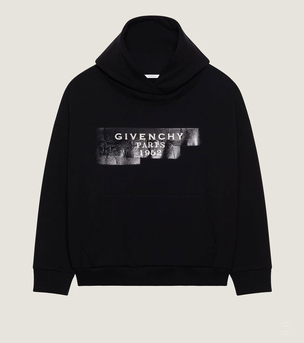 Women hooded sweatshirt with Tape print GV6116