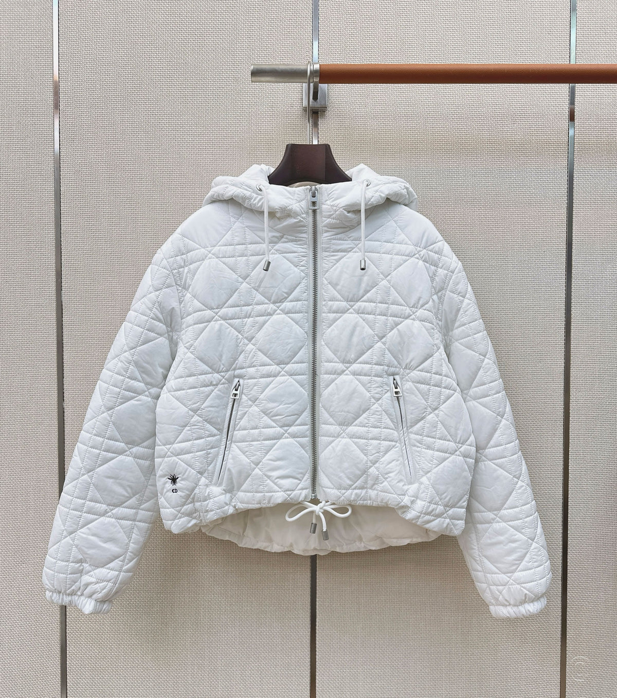 Macrocannage Cropped Jacket