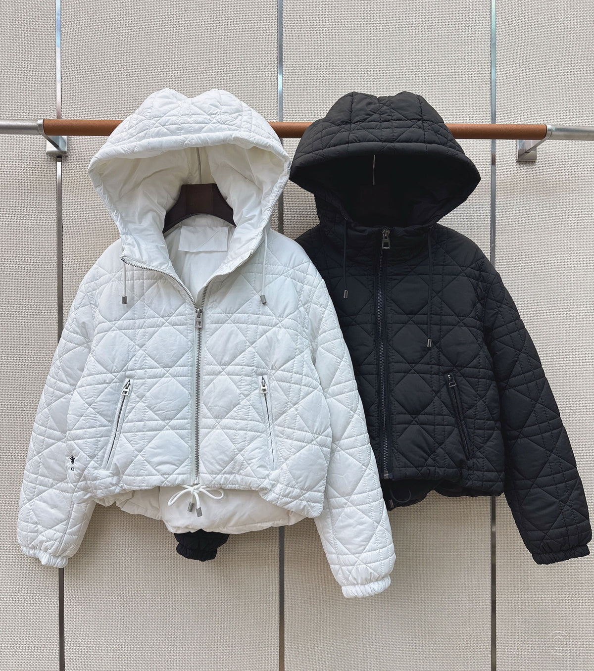 Macrocannage Cropped Jacket