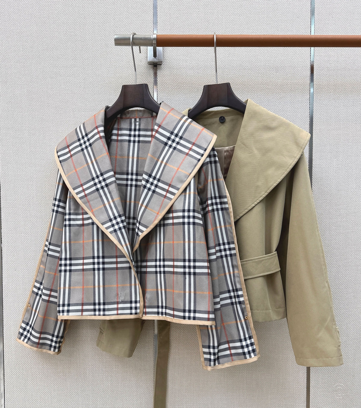 Cropped cotton jacket