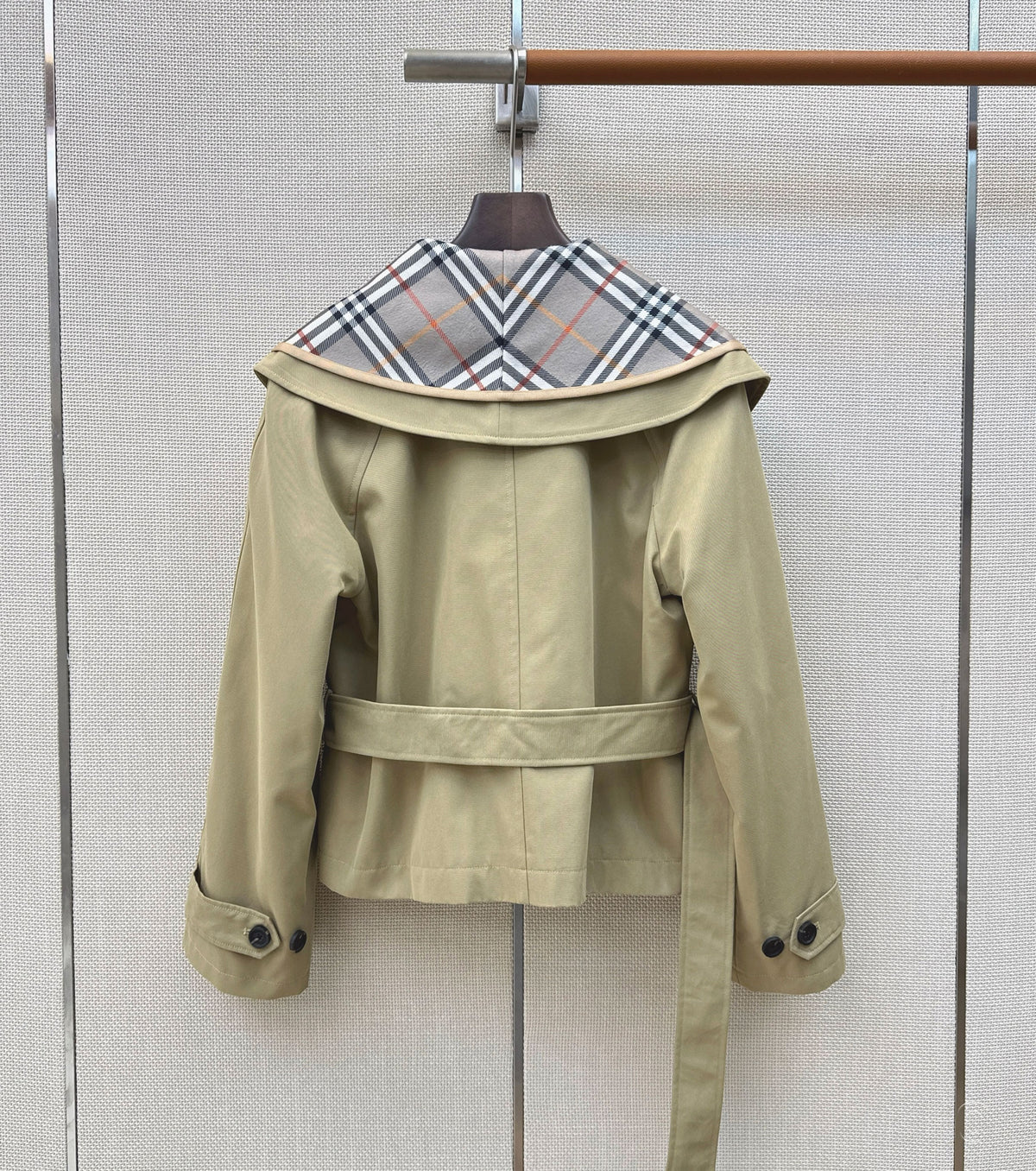Cropped cotton jacket