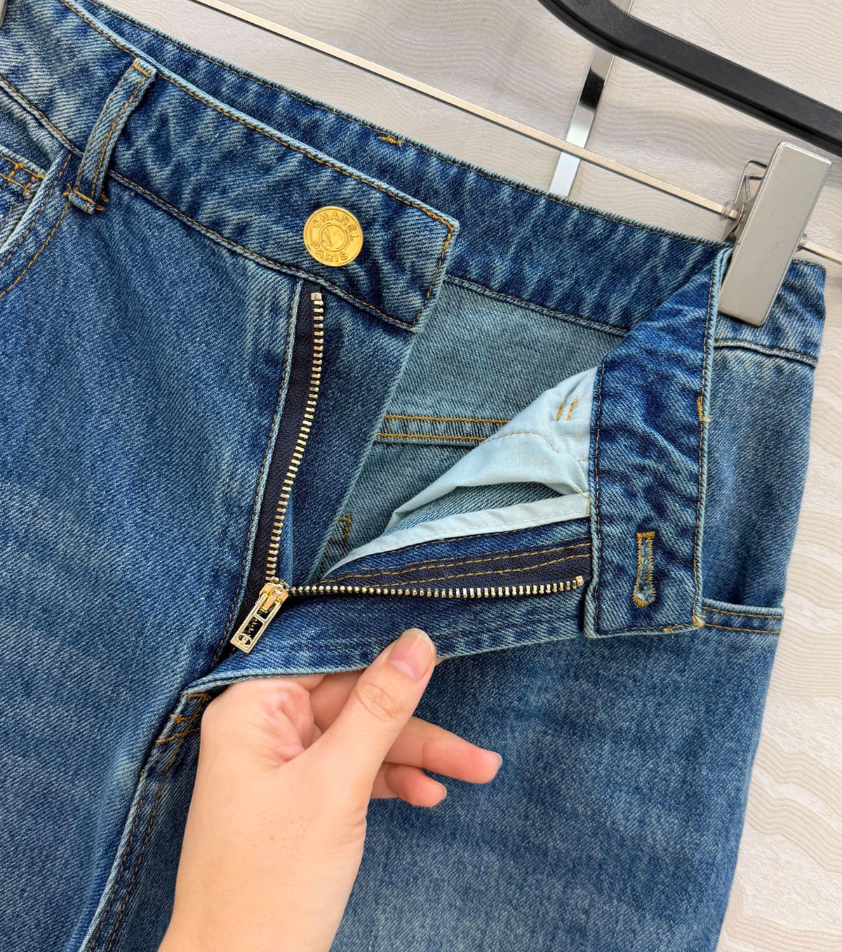 High waist jeans