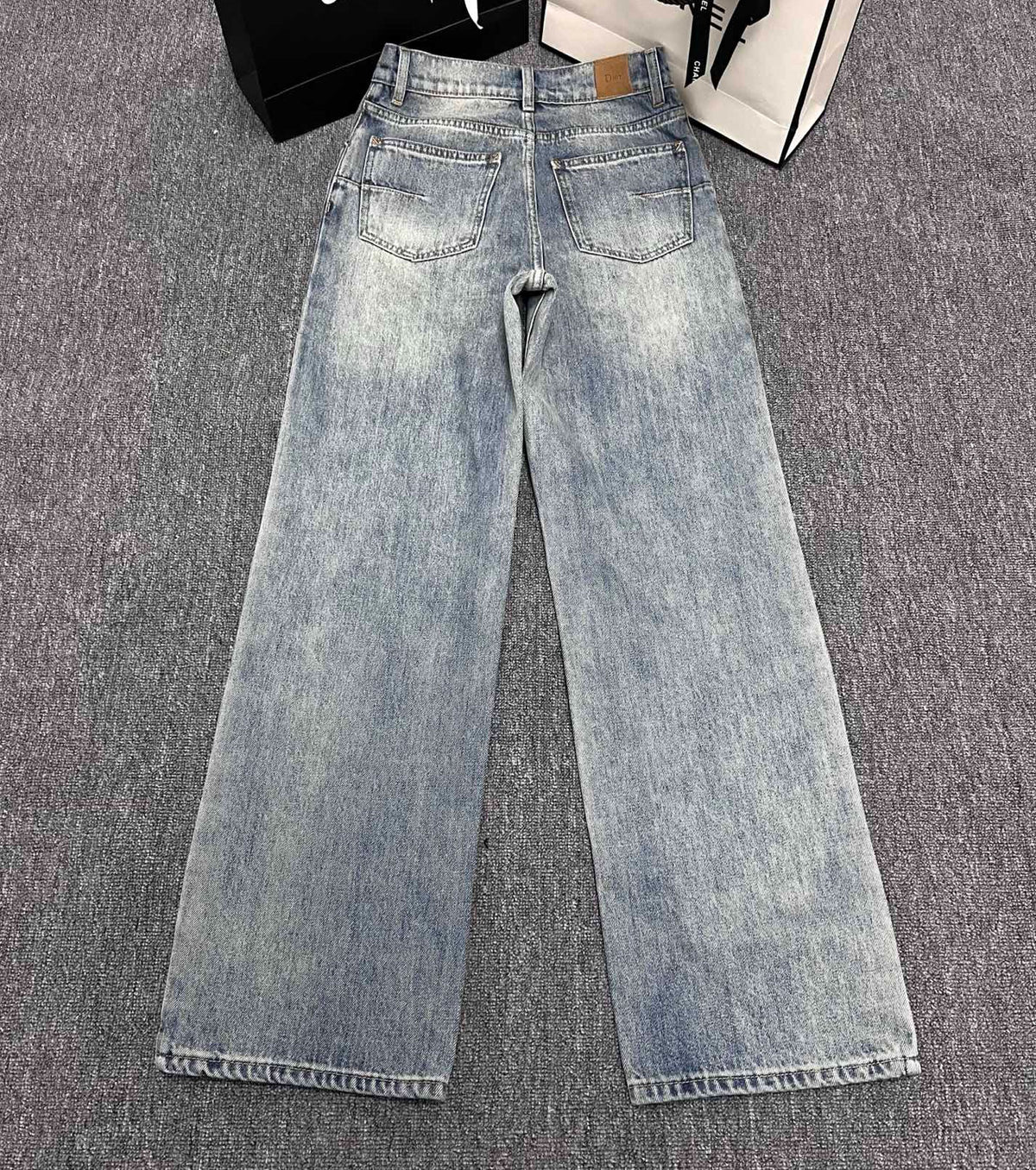 Flared Embroidered Jeans