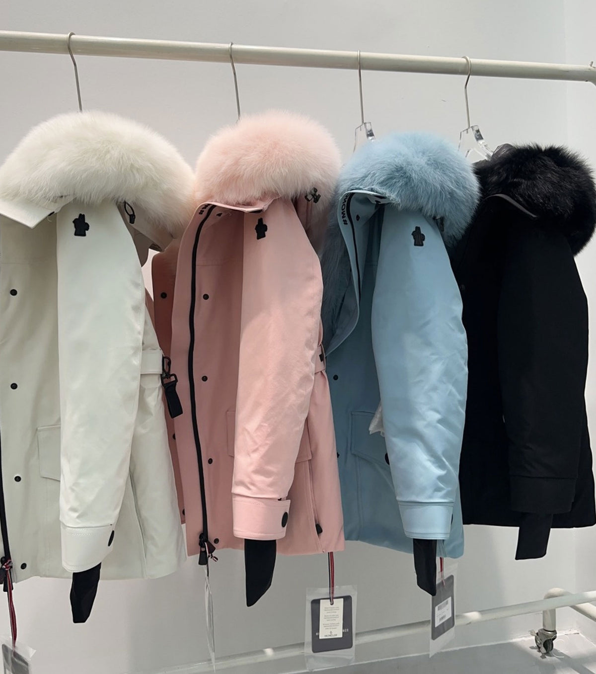 Women ski down parka