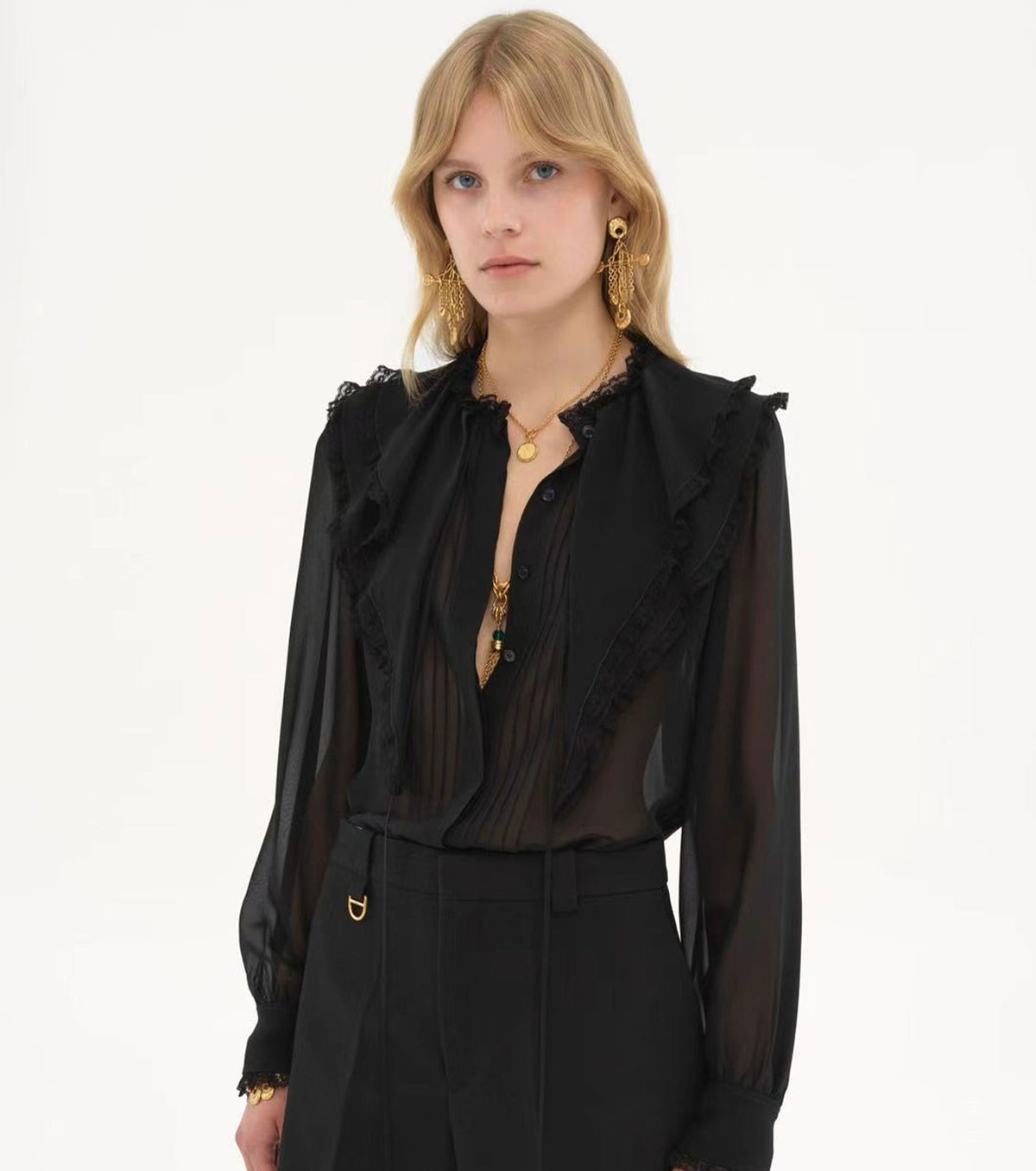 Ruffled Blouse