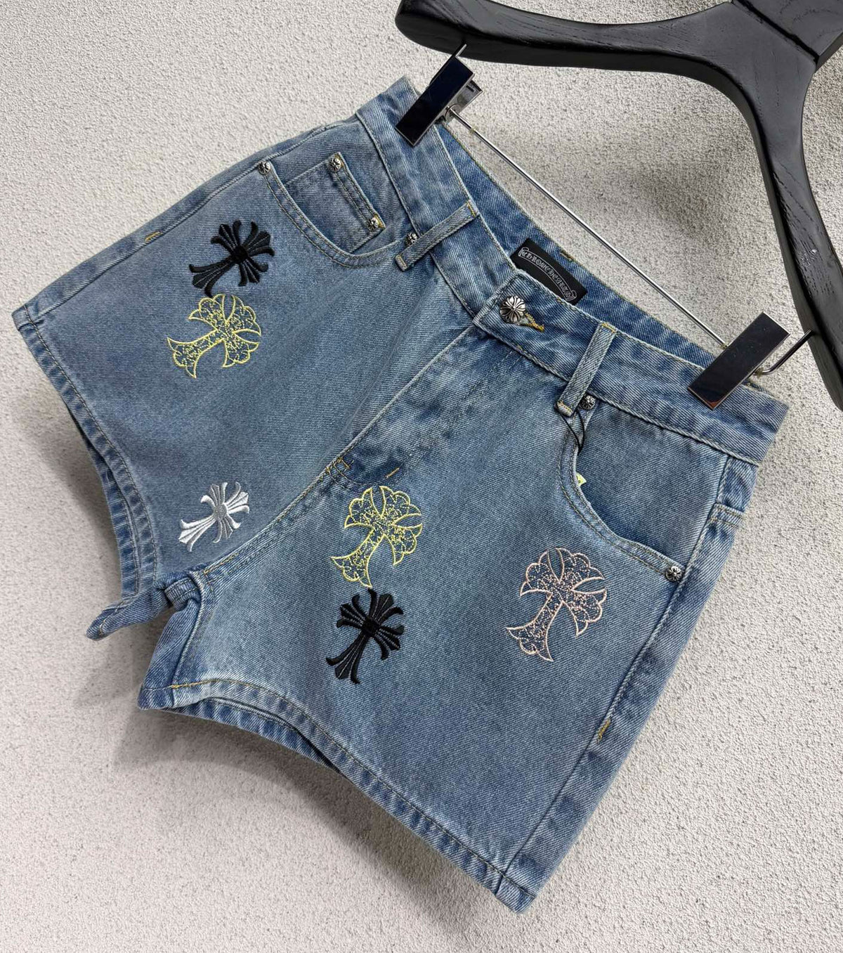Denim shorts