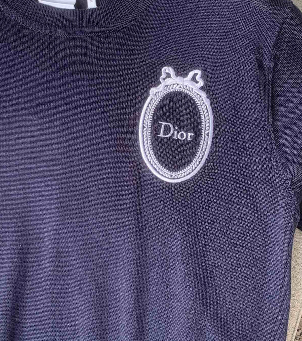 Плетена блуза с къс ръкав