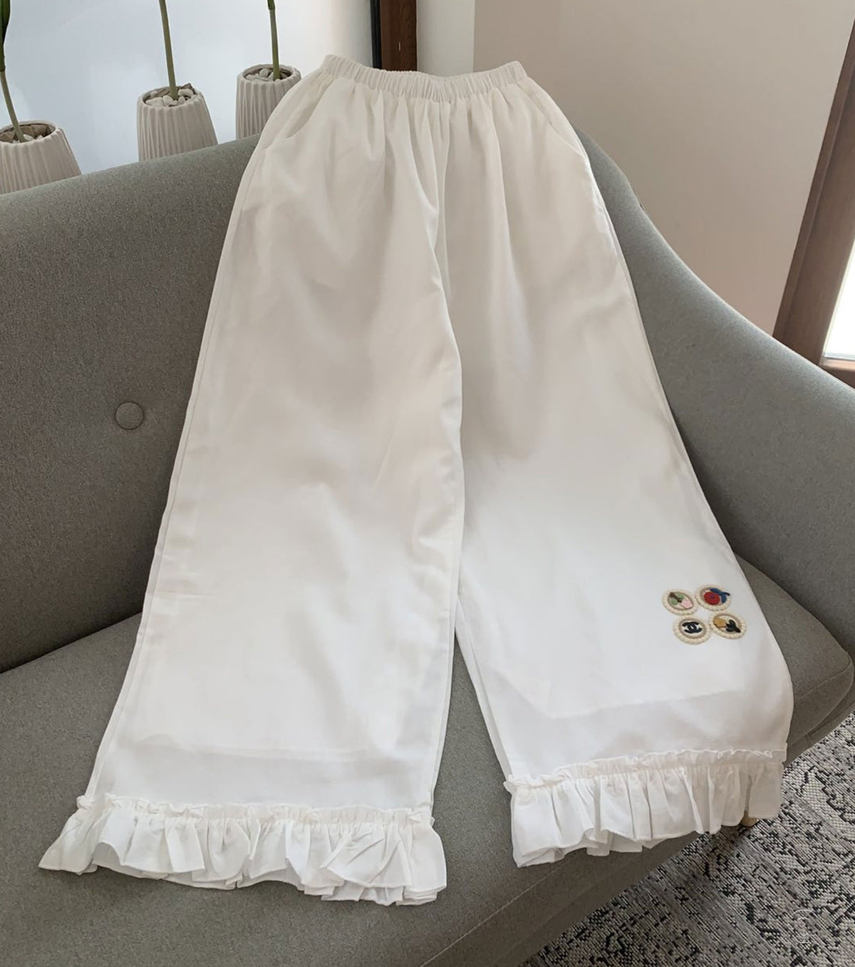 Women linen trousers