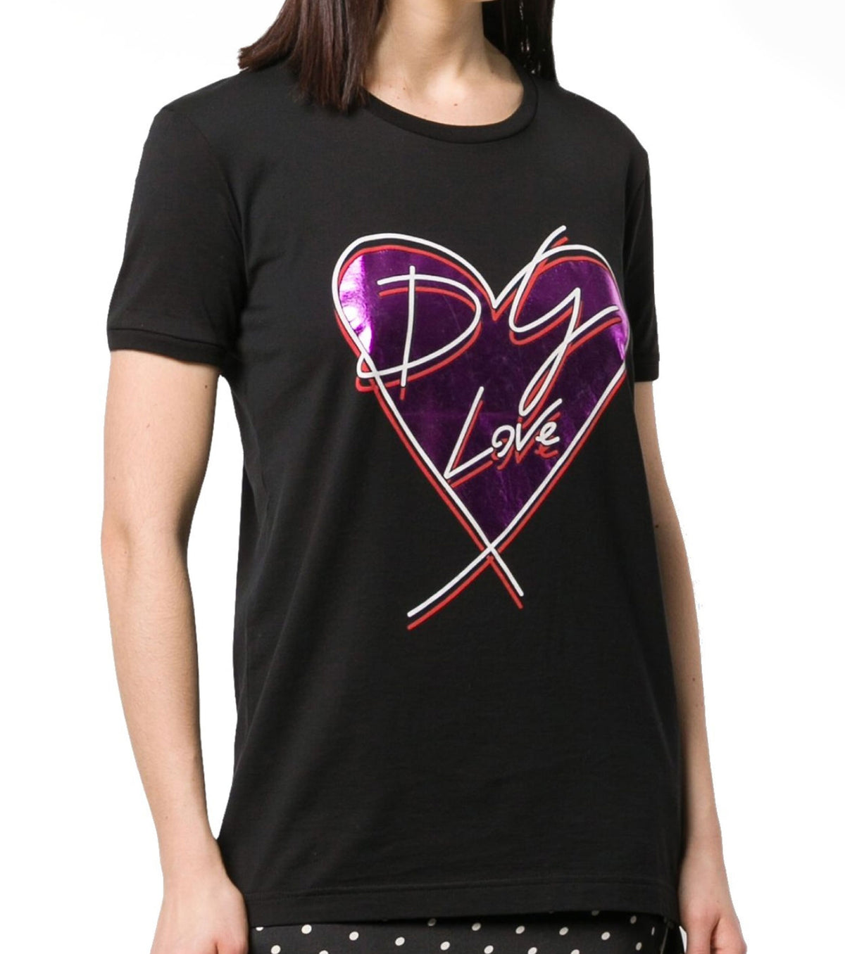 Heart Print T-Shirt