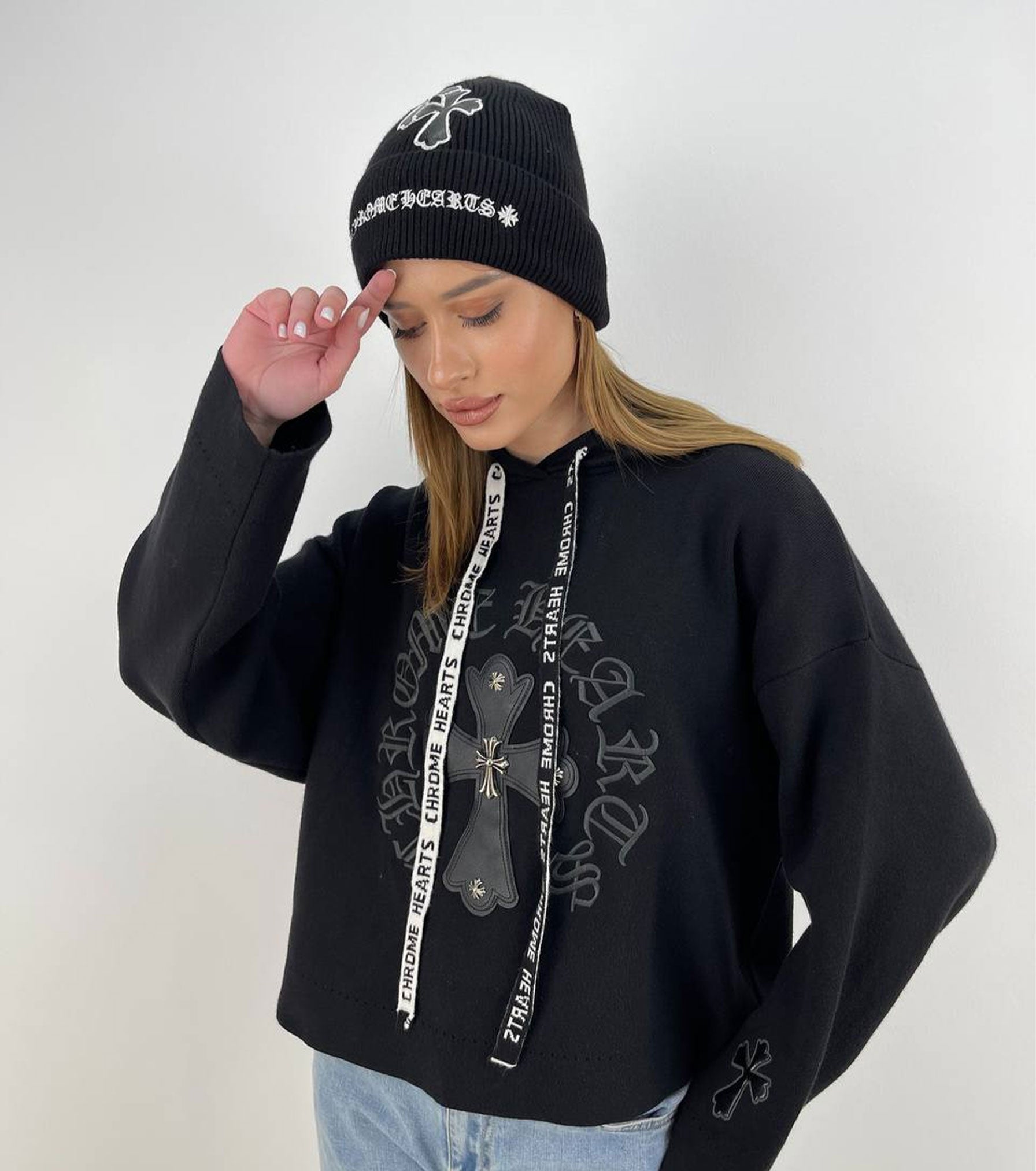 Дамски кашмирен суитчър