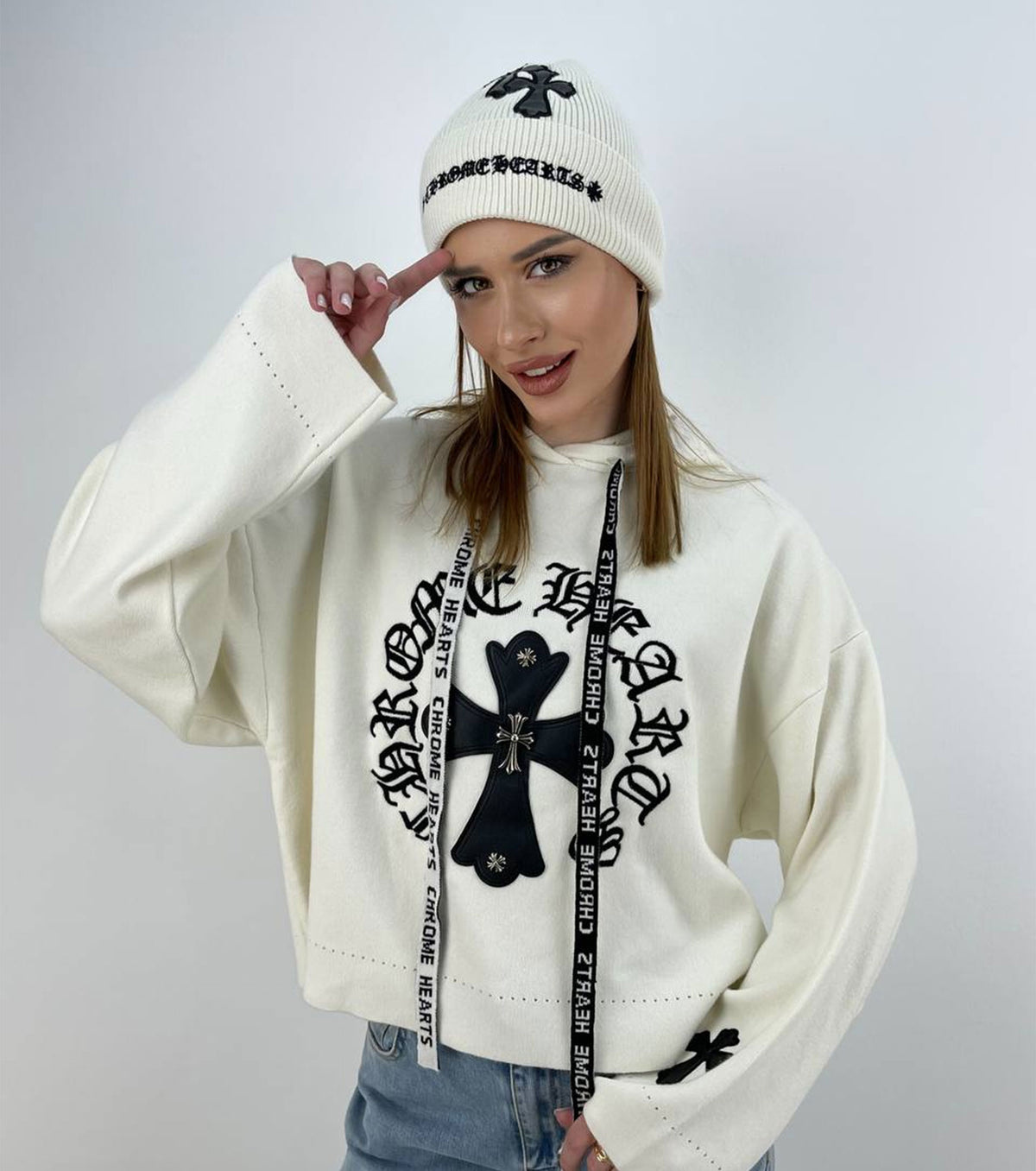 Дамски кашмирен суитчър