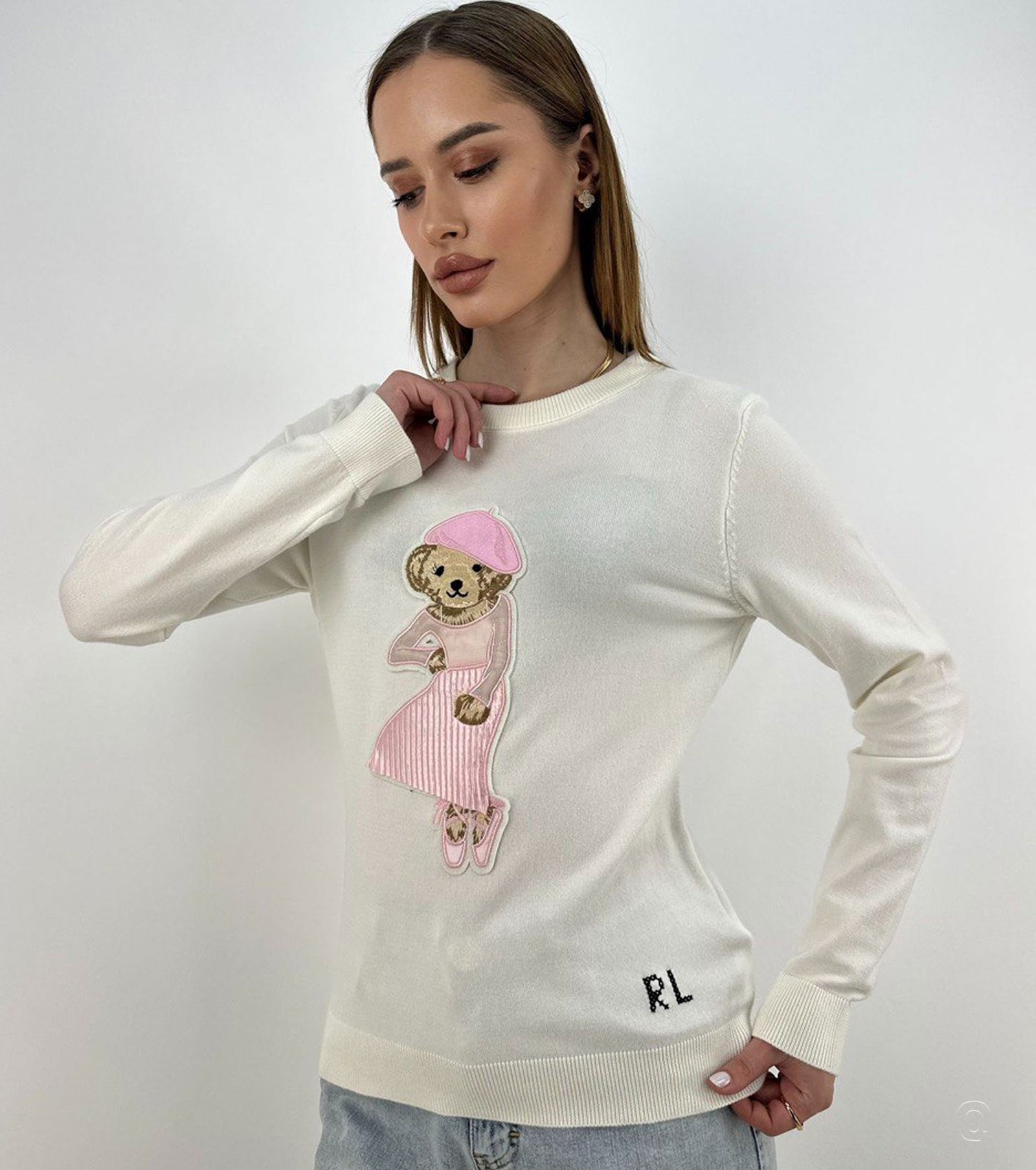 Дамски кашмирен пуловер