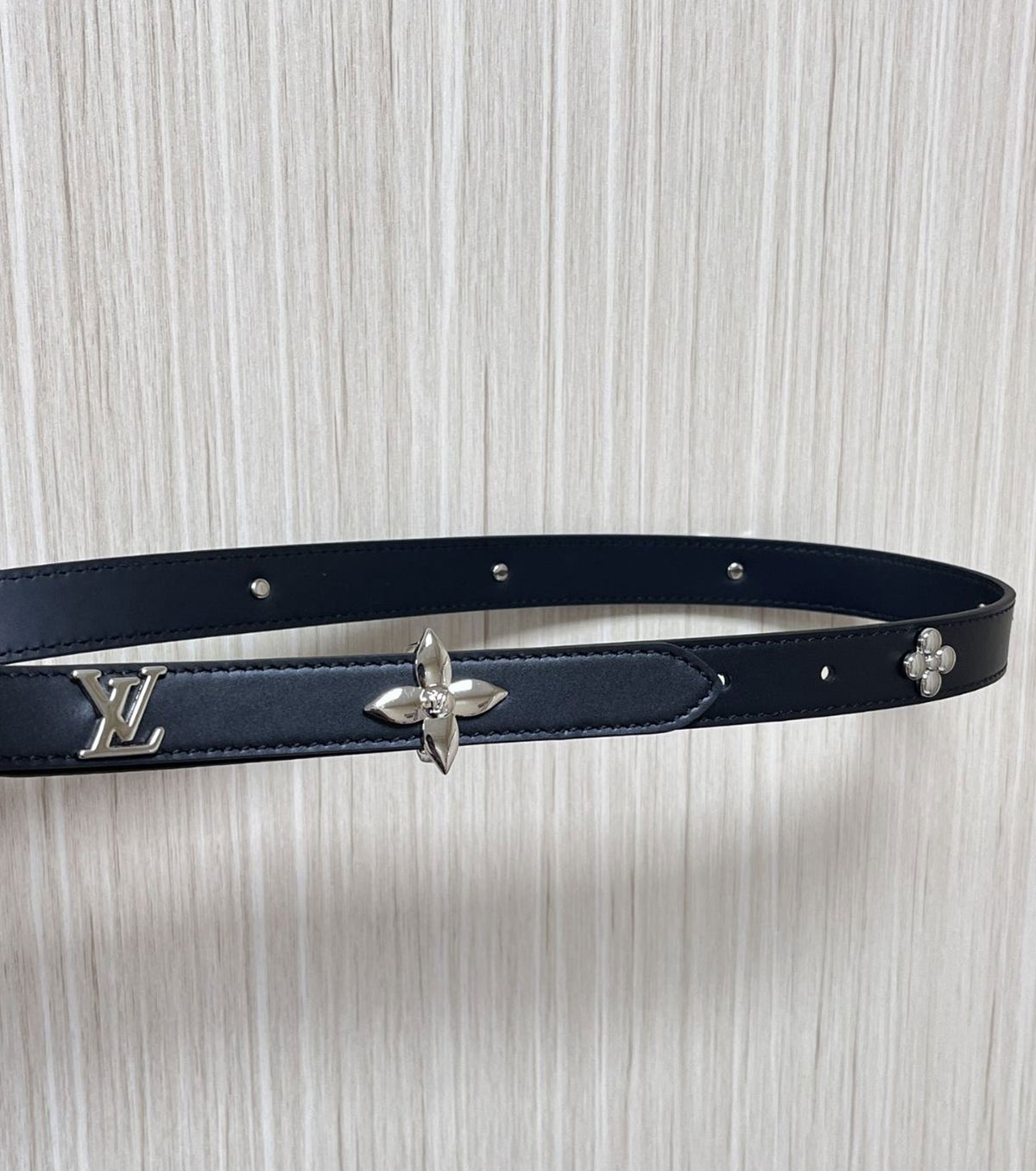 Leather Monogram Belt