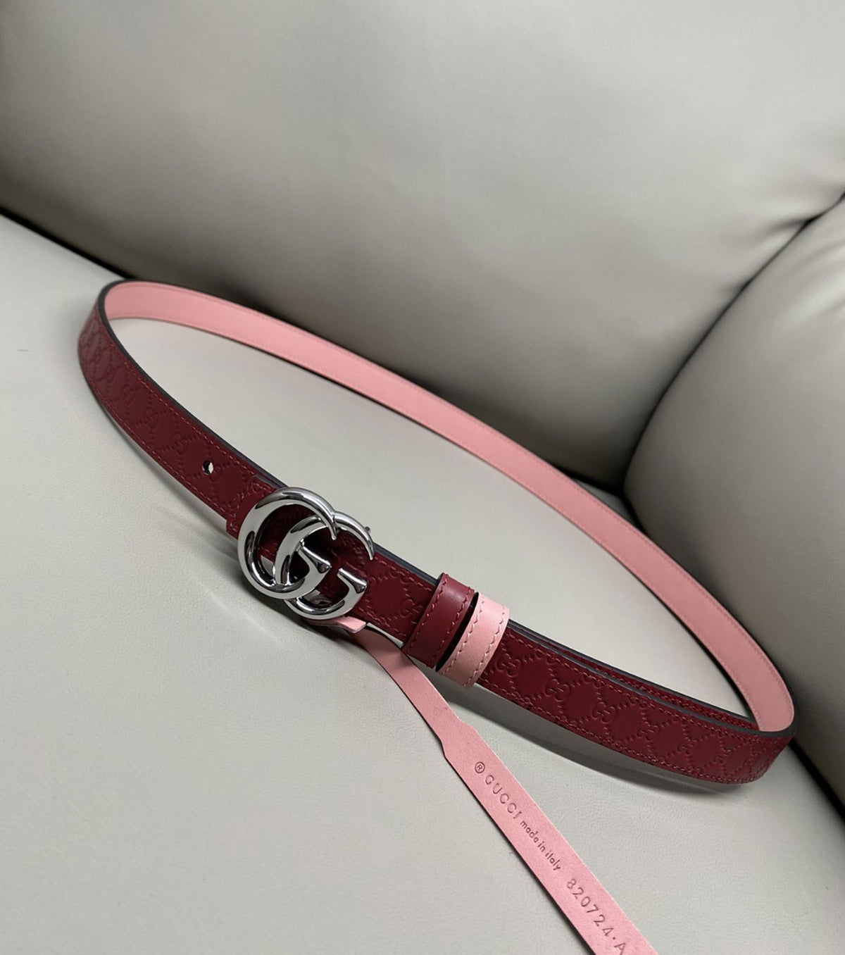 Reversible GG Marmont thin belt