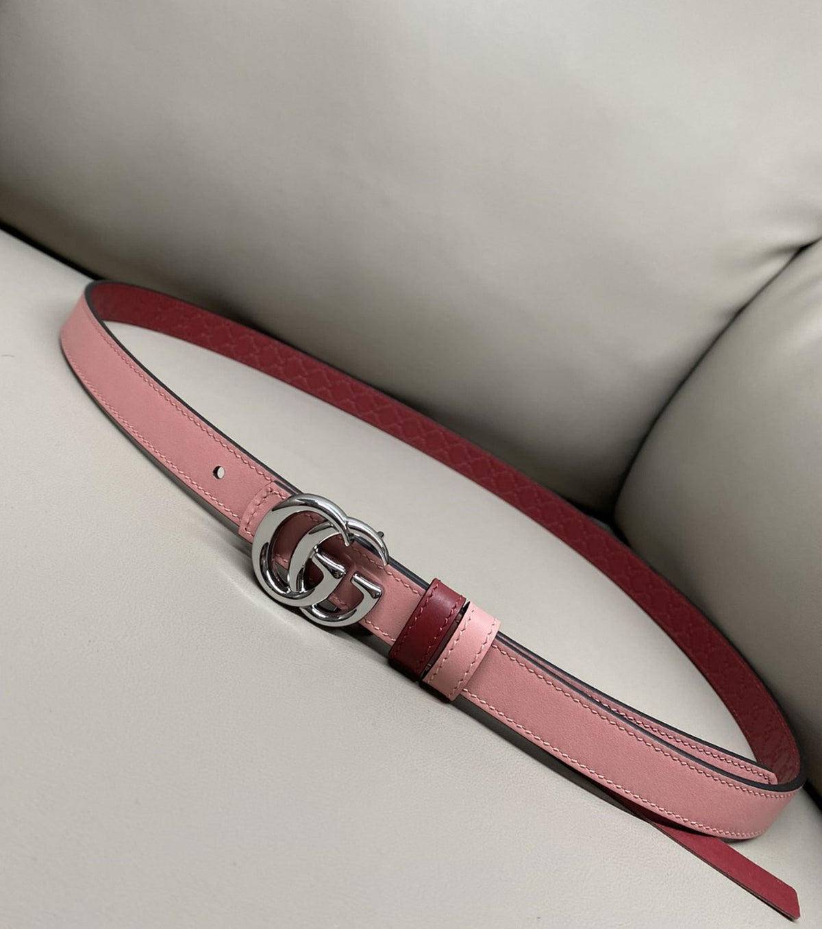 Reversible GG Marmont thin belt