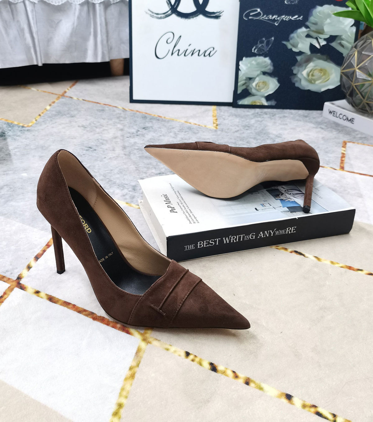 Suede Eva Pump