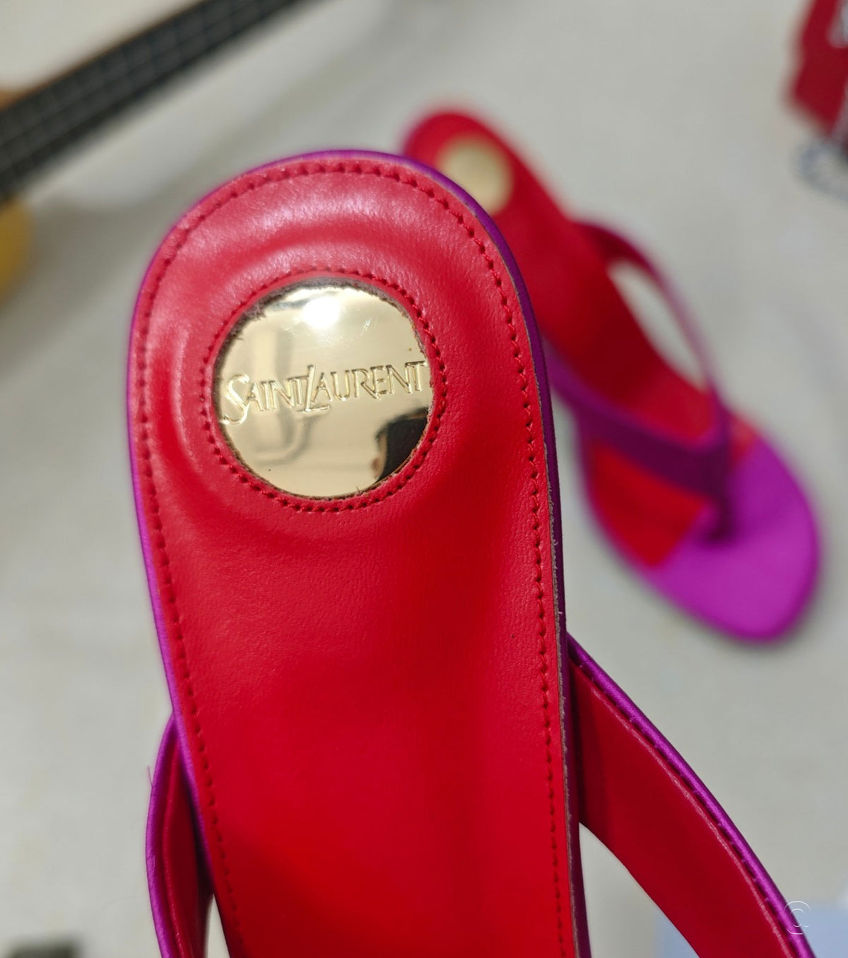 OPYUM mules in satin crepe