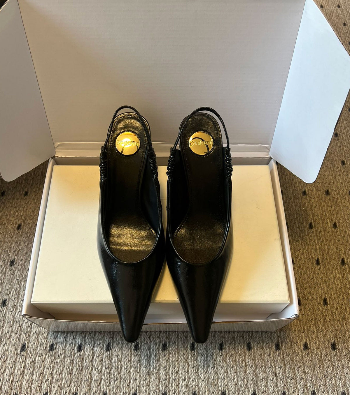 ANNE-MARIE slingback pumps