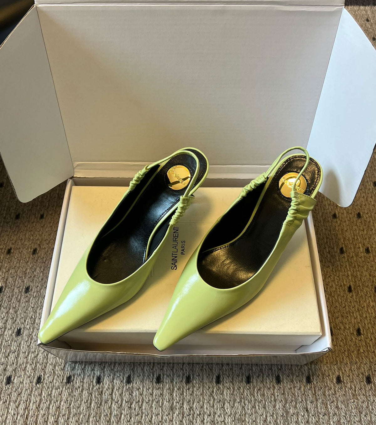 ANNE-MARIE slingback pumps