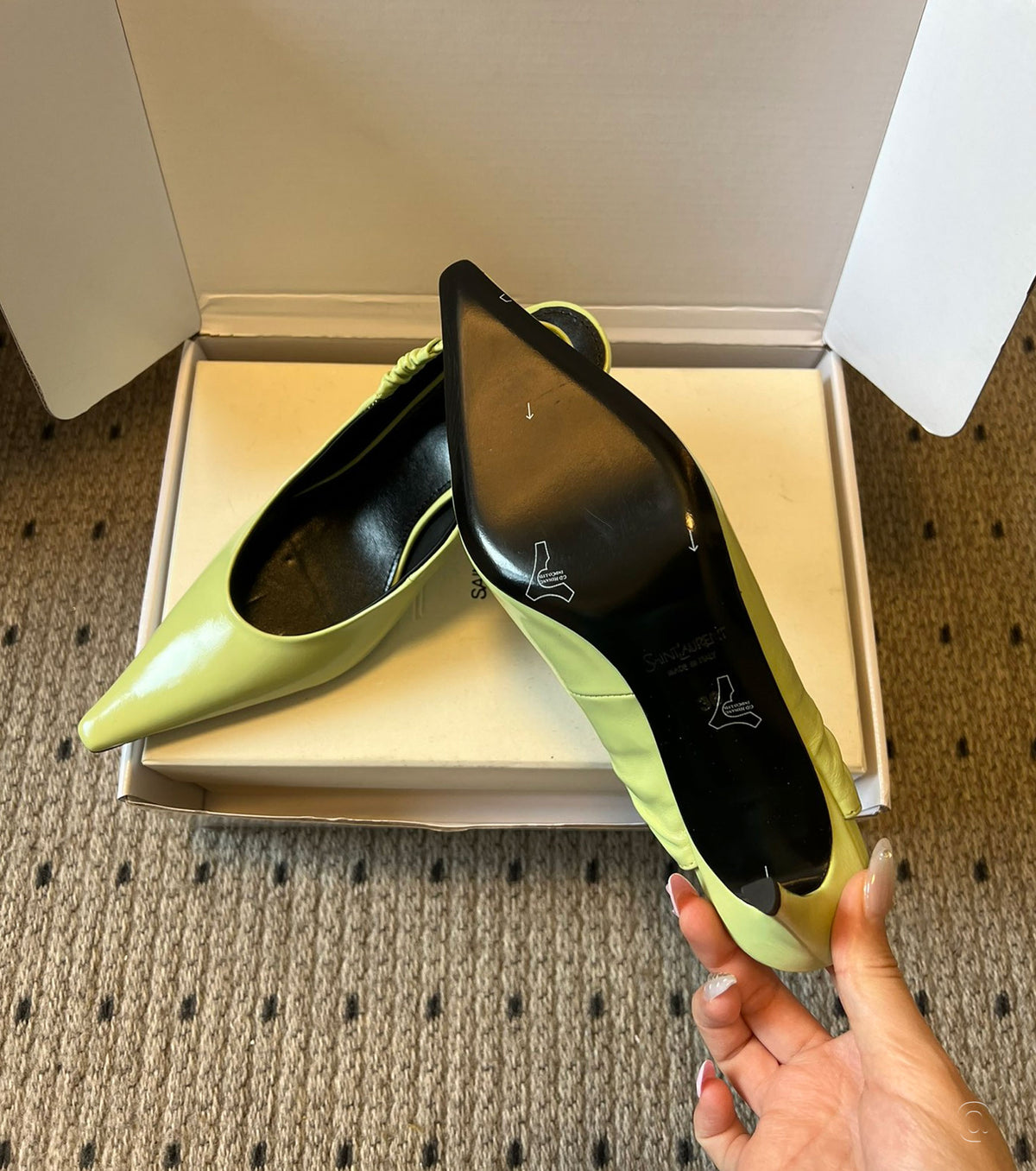 ANNE-MARIE slingback pumps