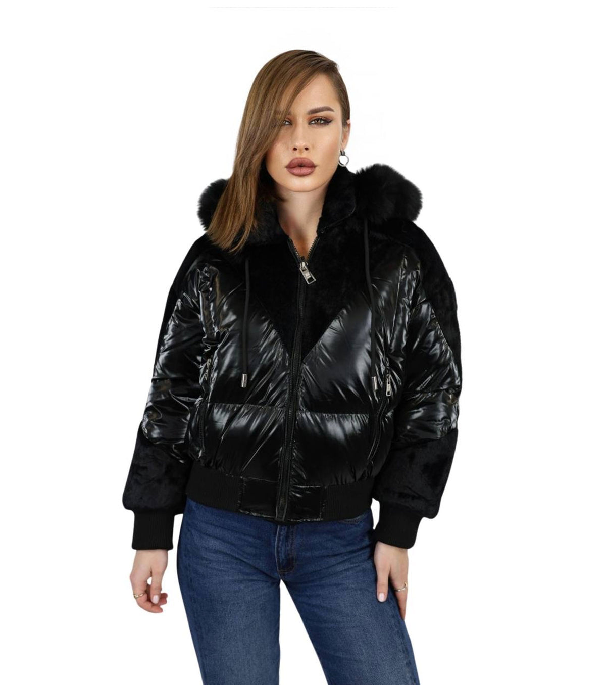 Дамско пухено яке