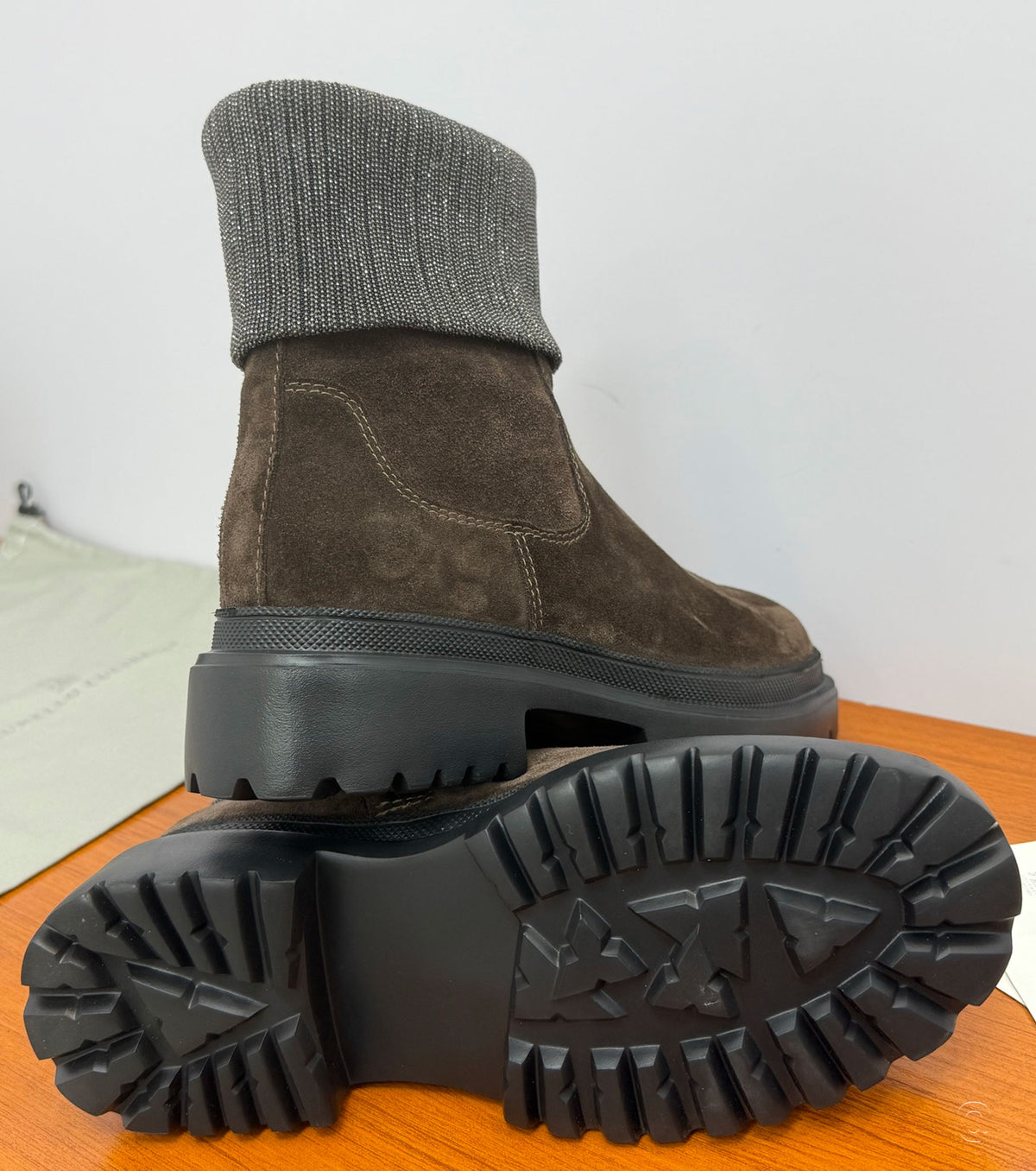 Monili-Trim block-heel ankle boots