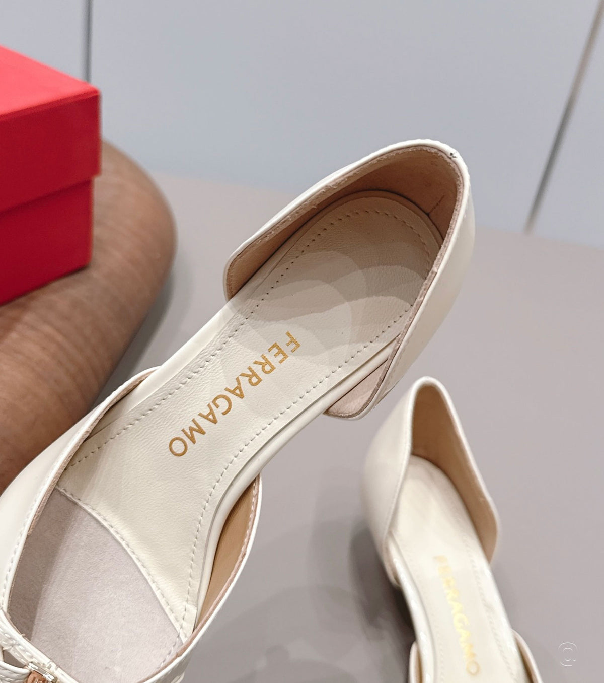 Patent Leather Gyoia Dorsay Pumps