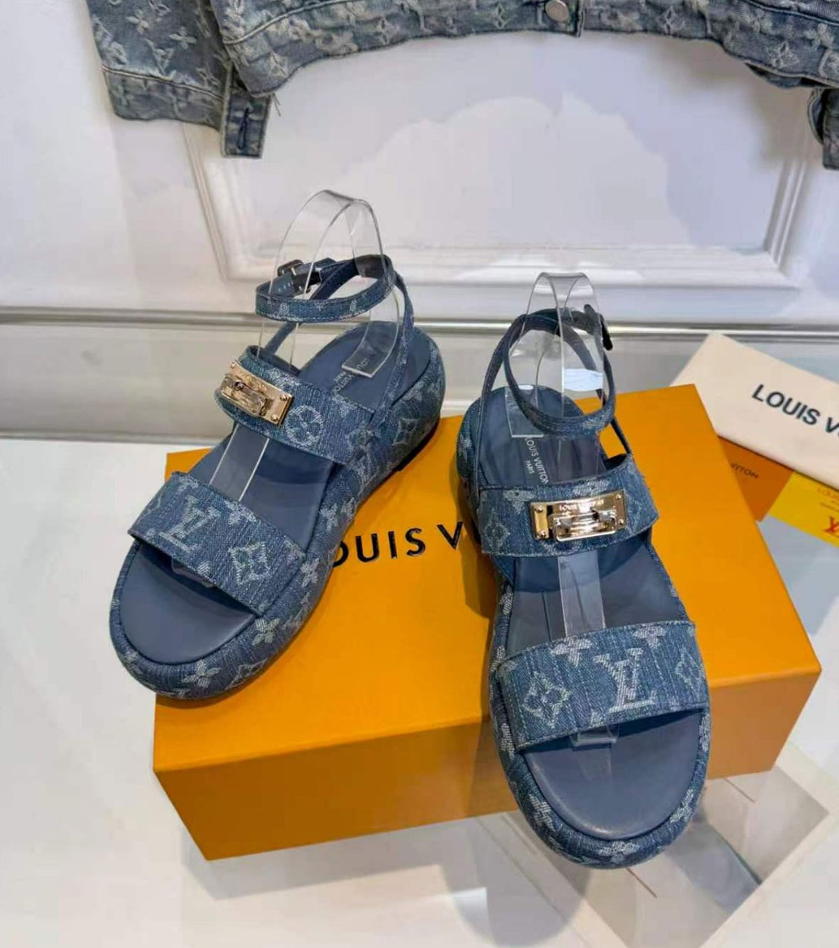 Leather Platform Sandal