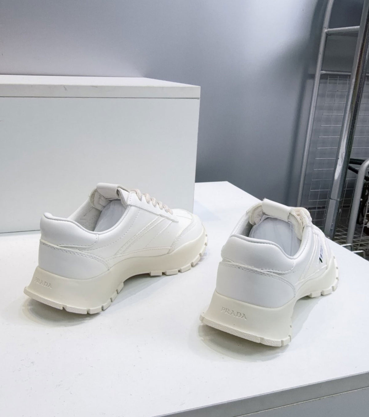 Leather sneakers