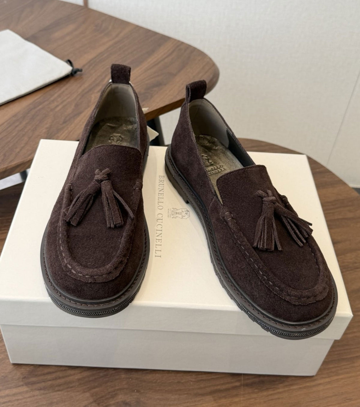 Suede Loafers