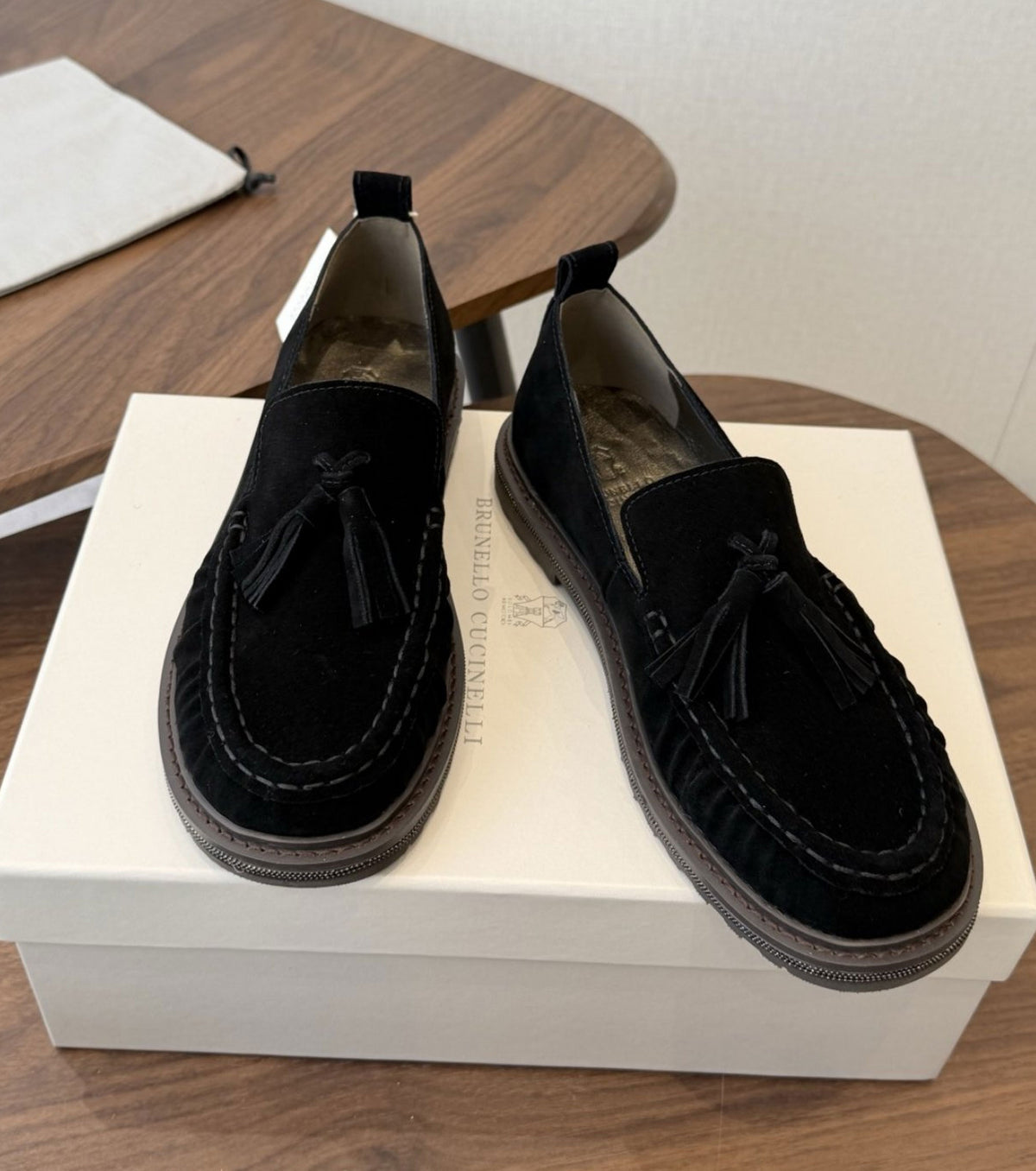 Suede Loafers