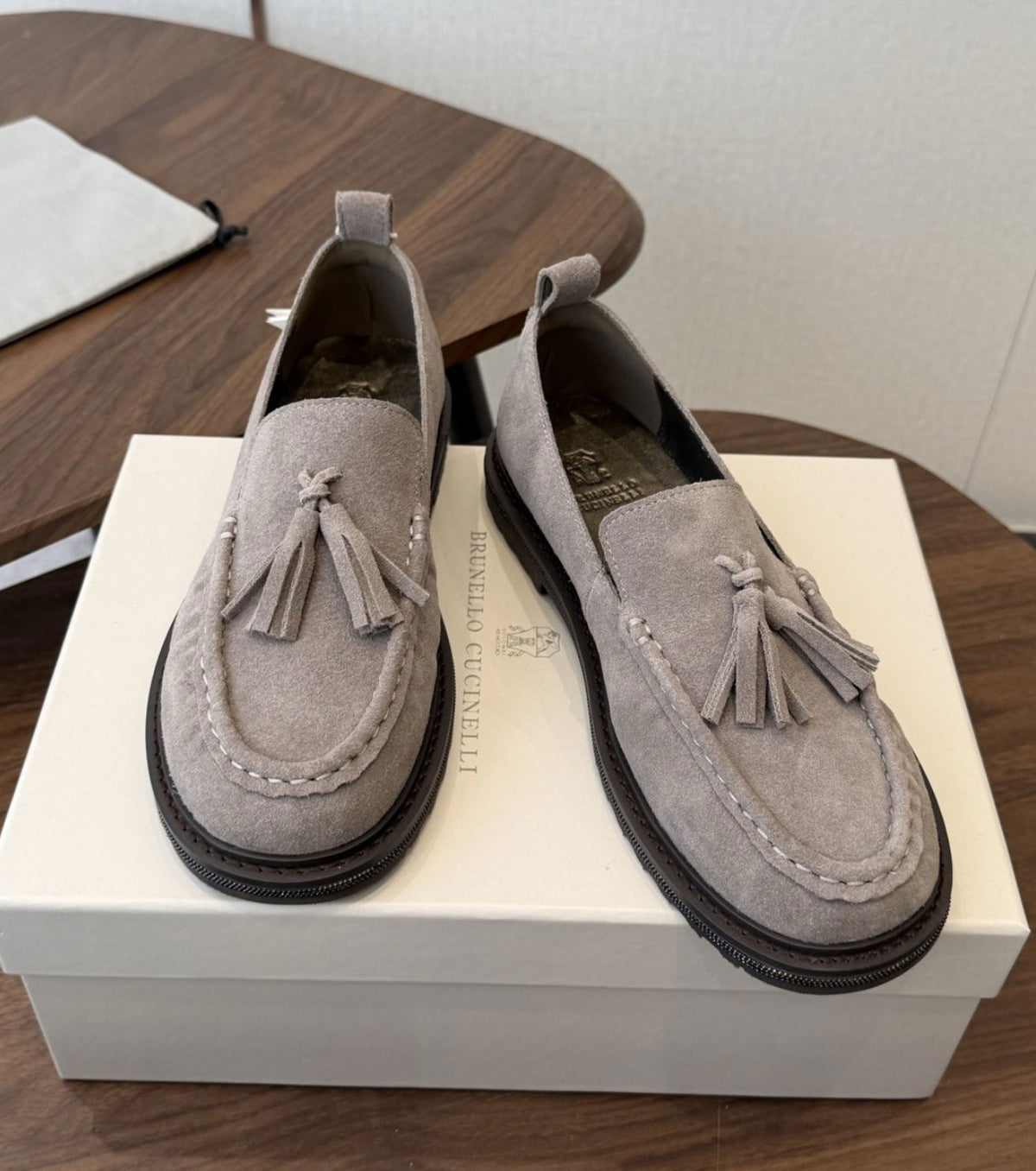 Suede Loafers