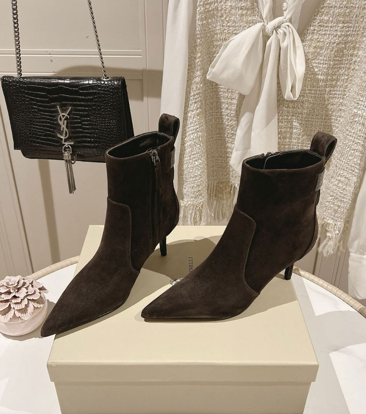Leather boots