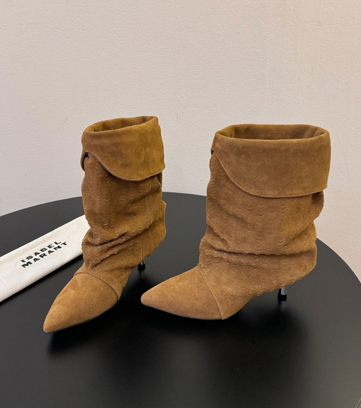 Suede boots