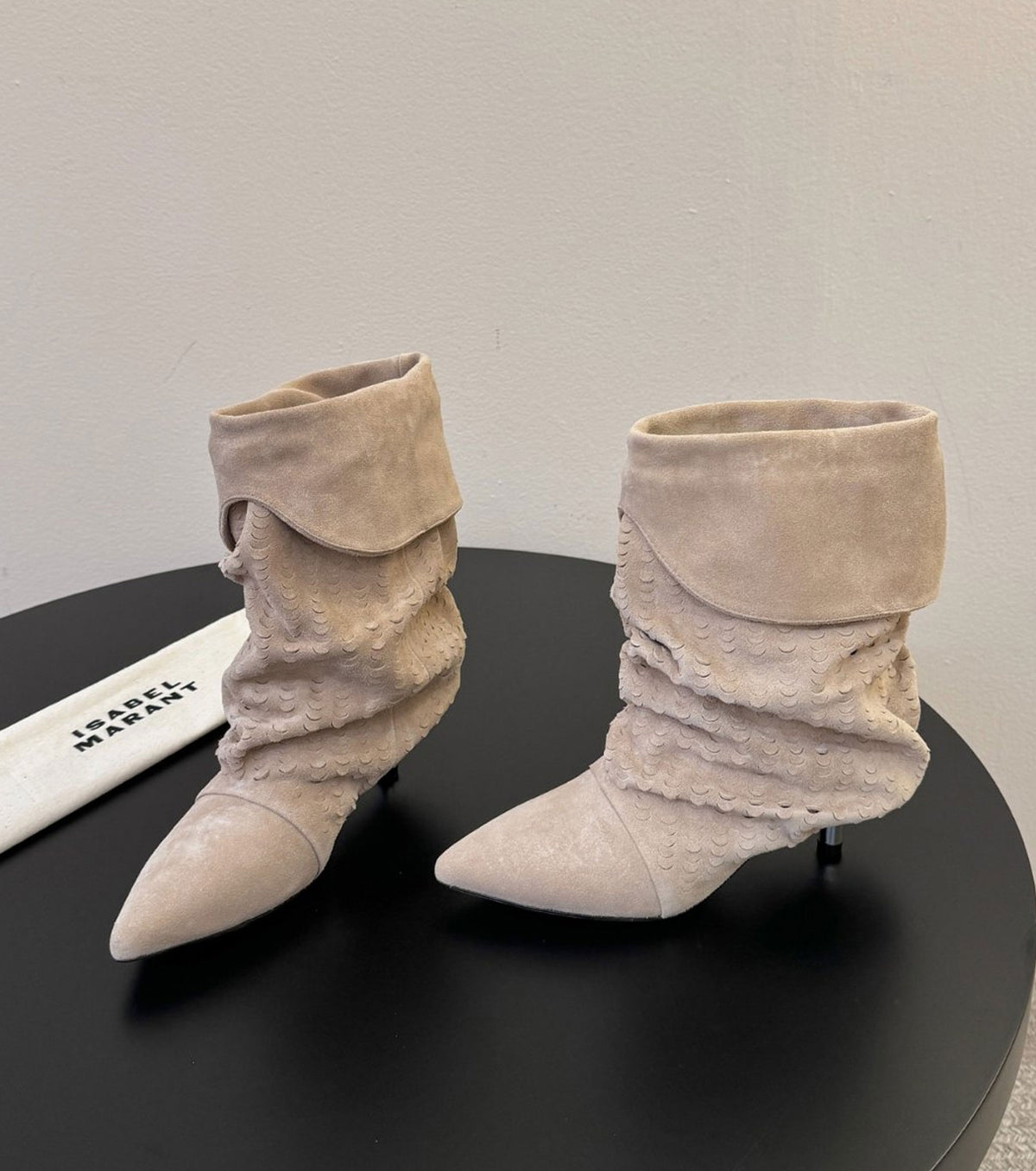 Suede boots