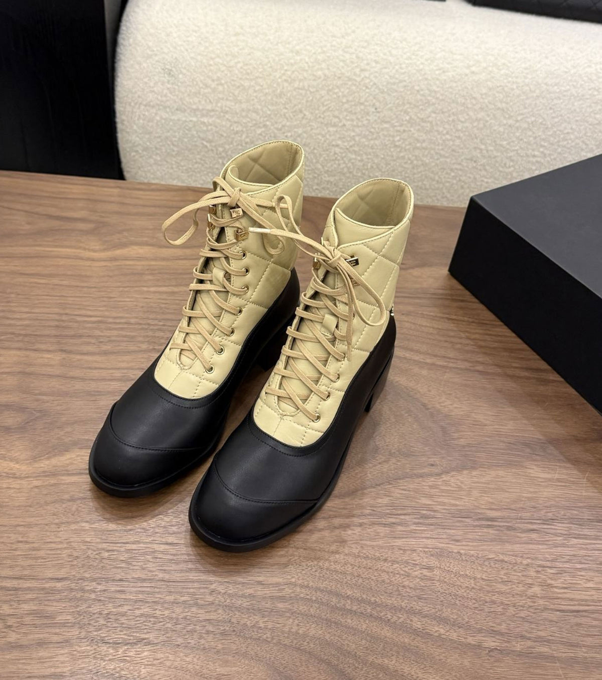 Leather boots