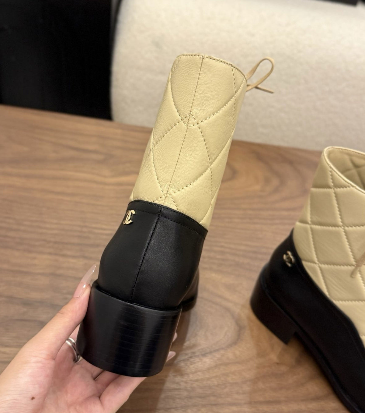 Leather boots