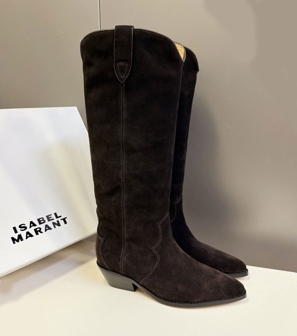 Suede boots