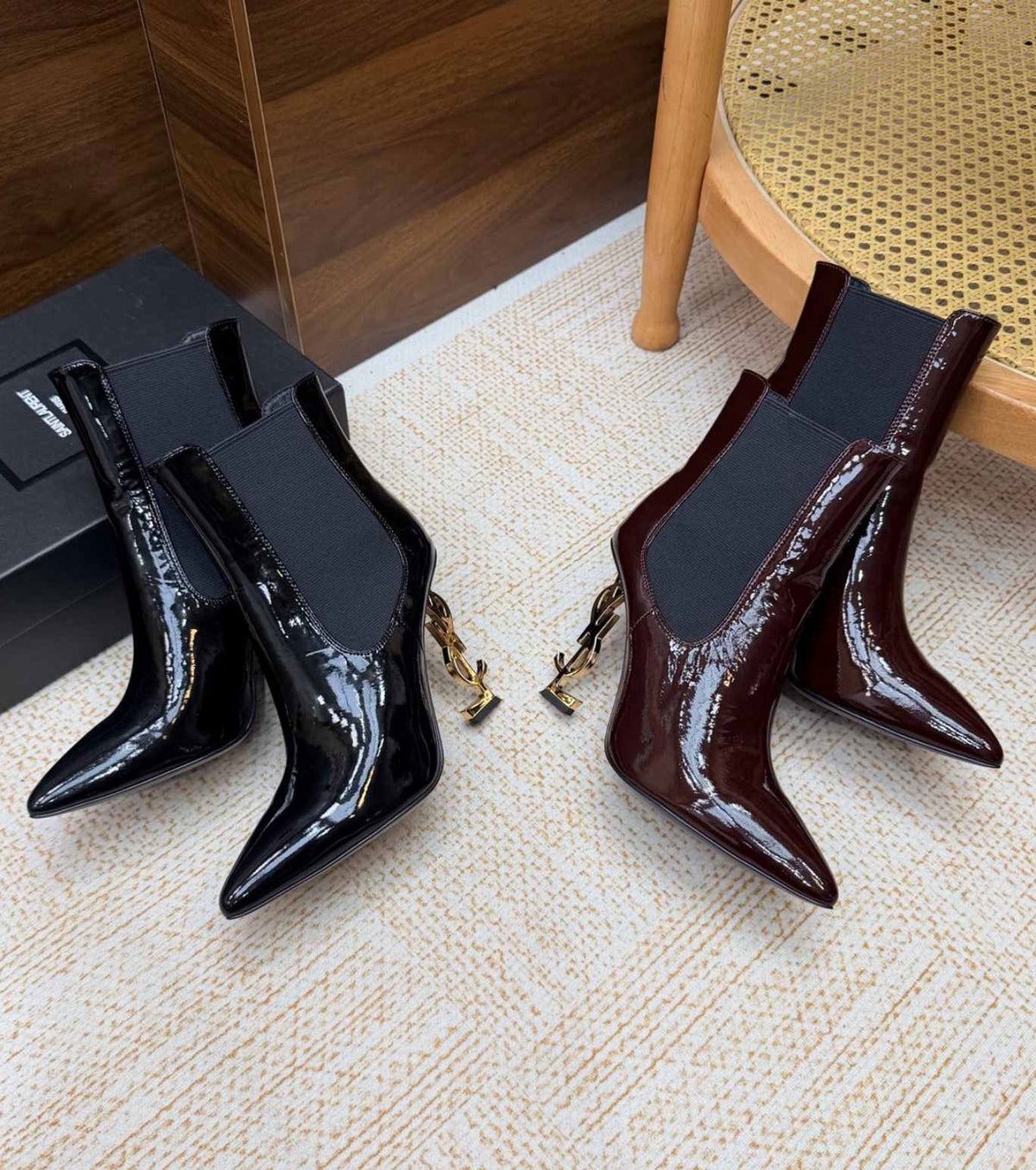 Leather boots