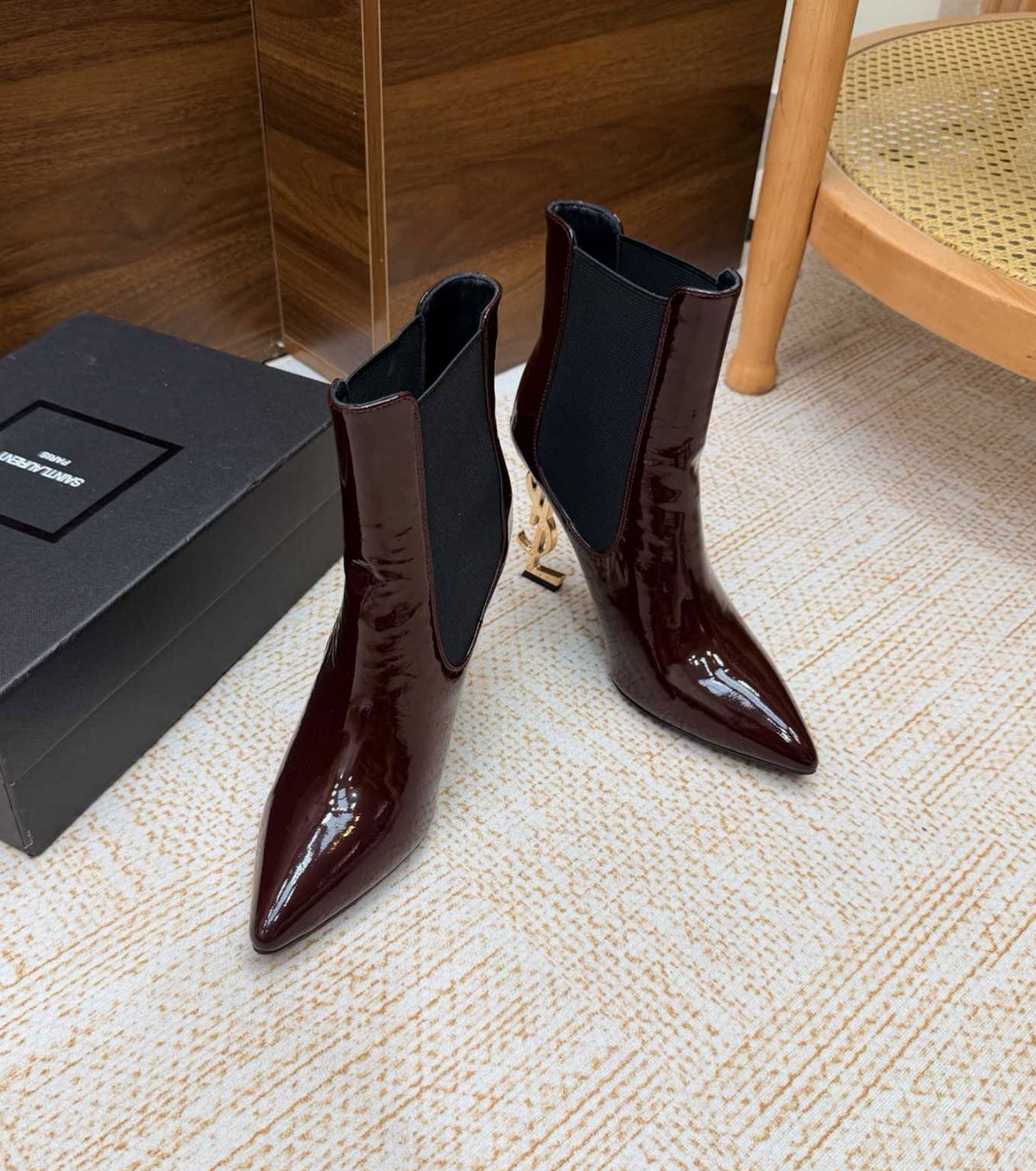 Leather boots