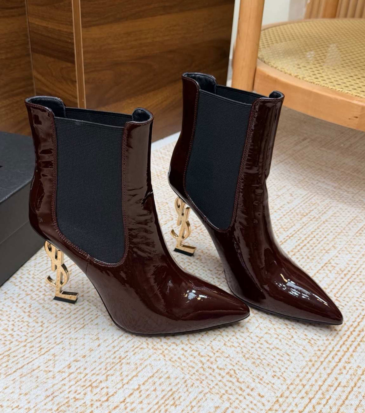 Leather boots