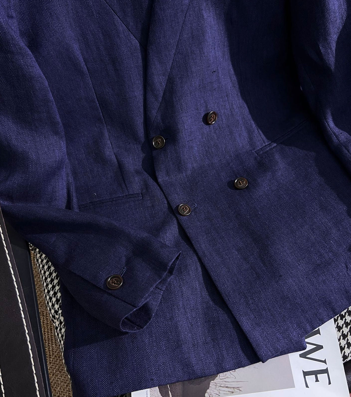 Men linen blazer