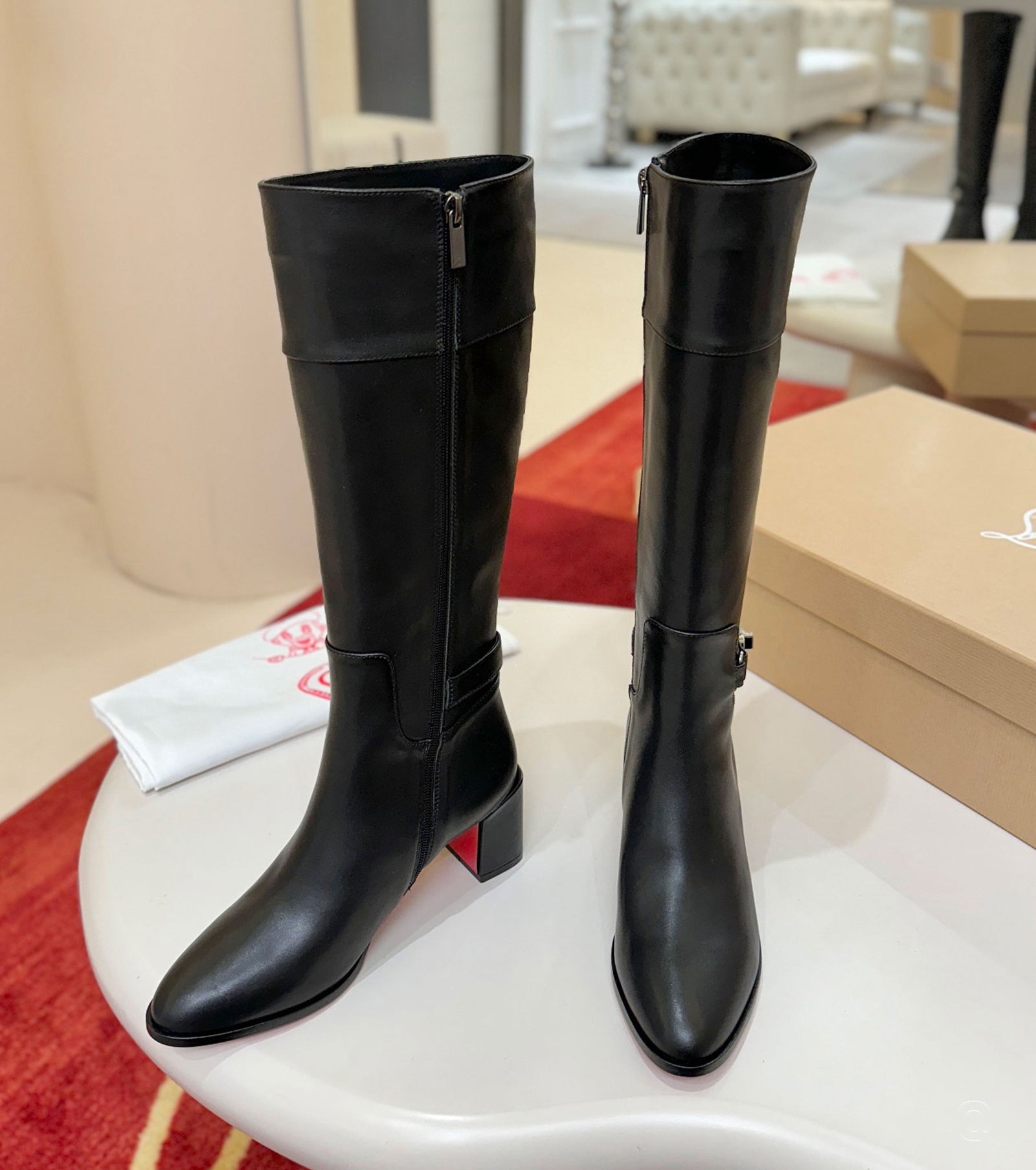 Lock Botta Leather Boots