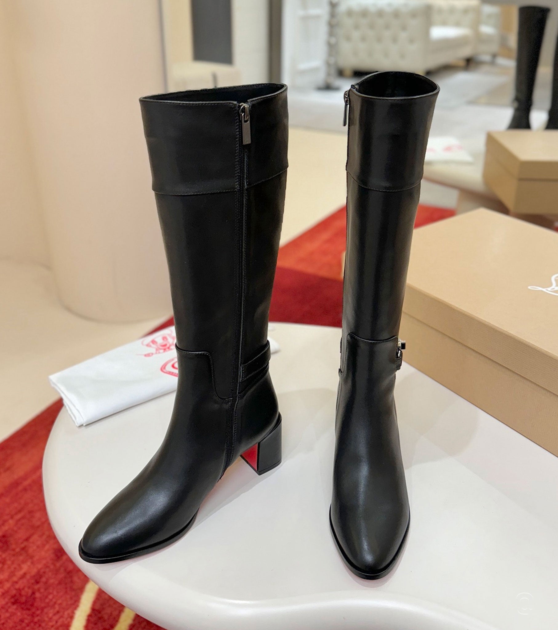 Lock Botta Leather Boots