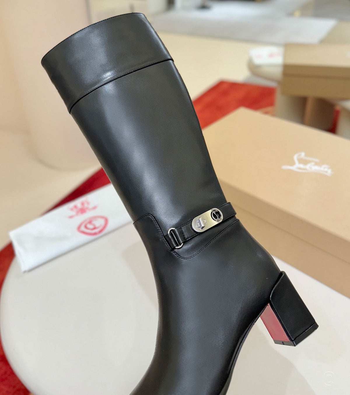 Lock Botta Leather Boots