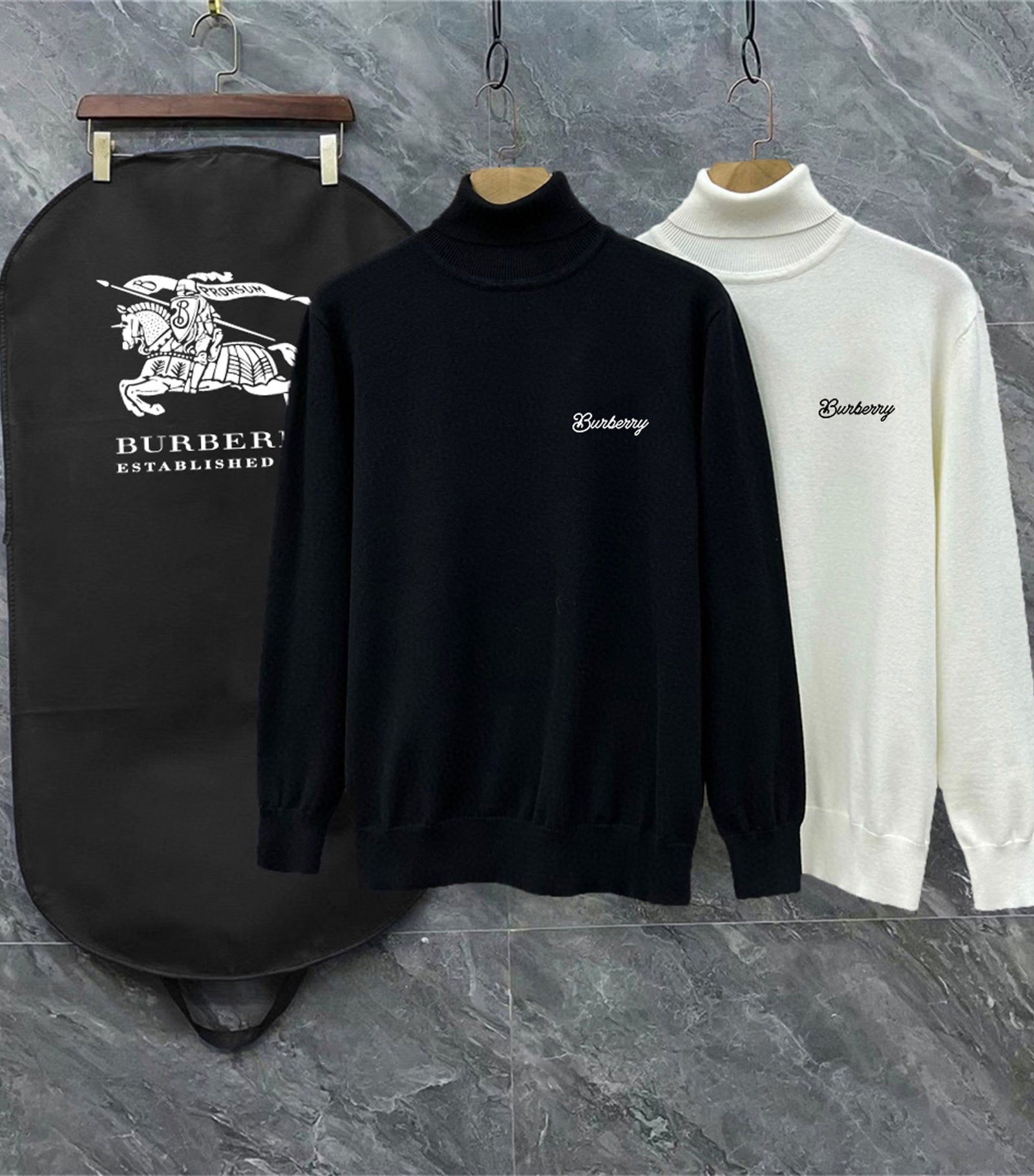 Пуловер с поло яка