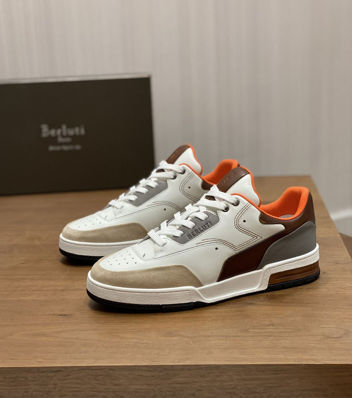 Кожени маратонки