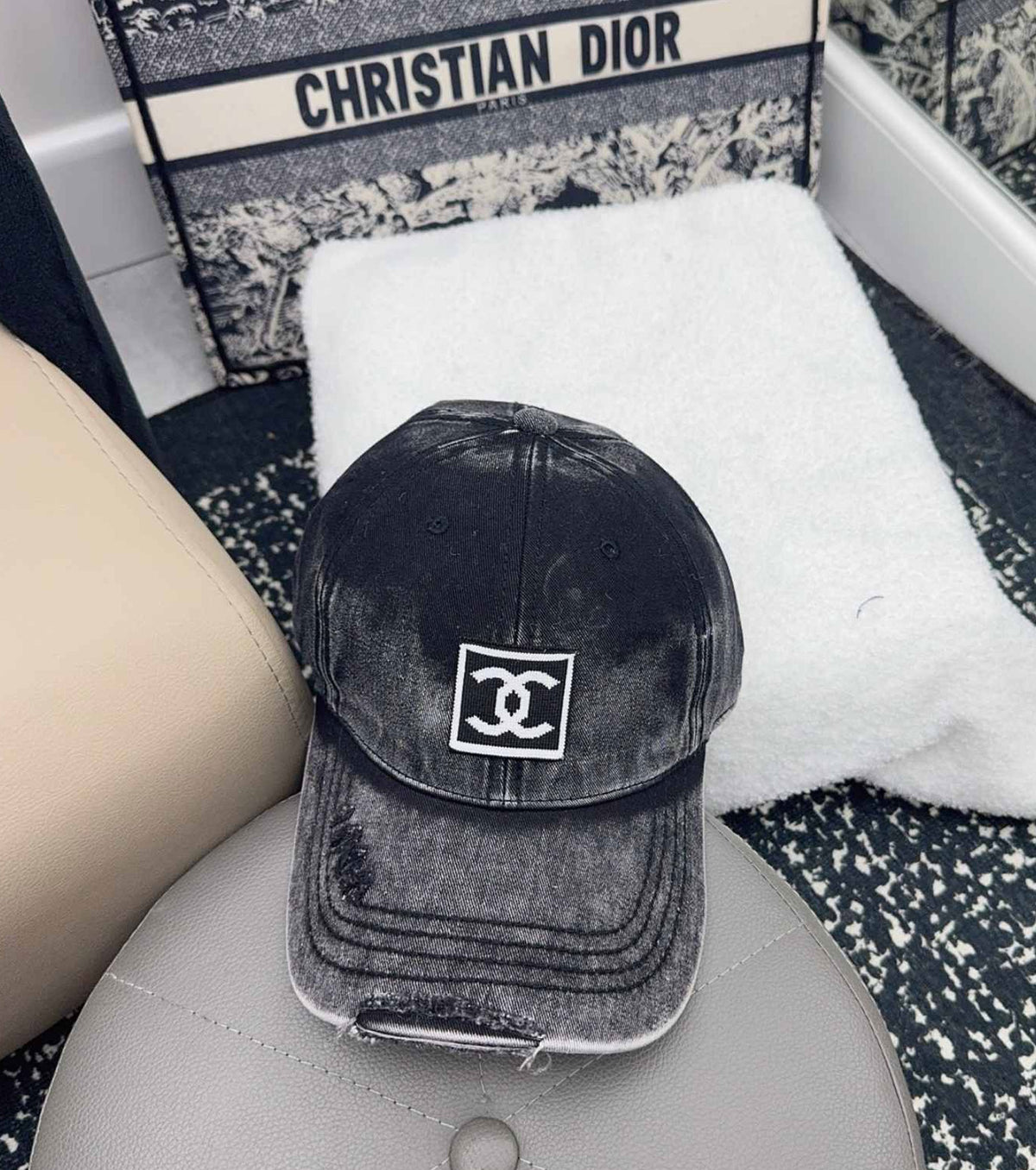 Дънкова бейзболна шапка