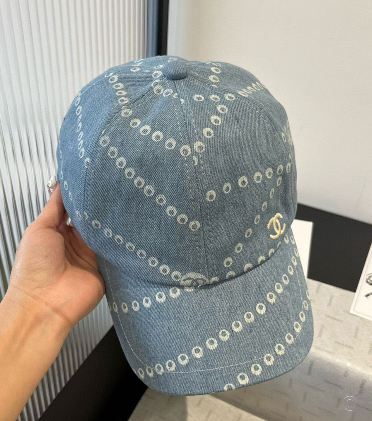 Дънкова бейзболна шапка