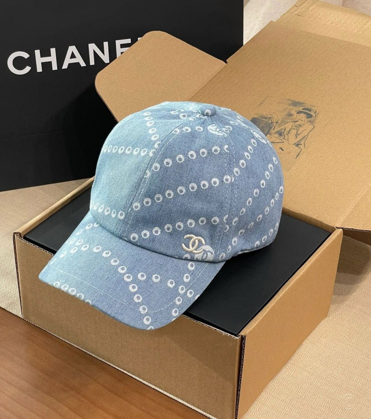 Дънкова бейзболна шапка